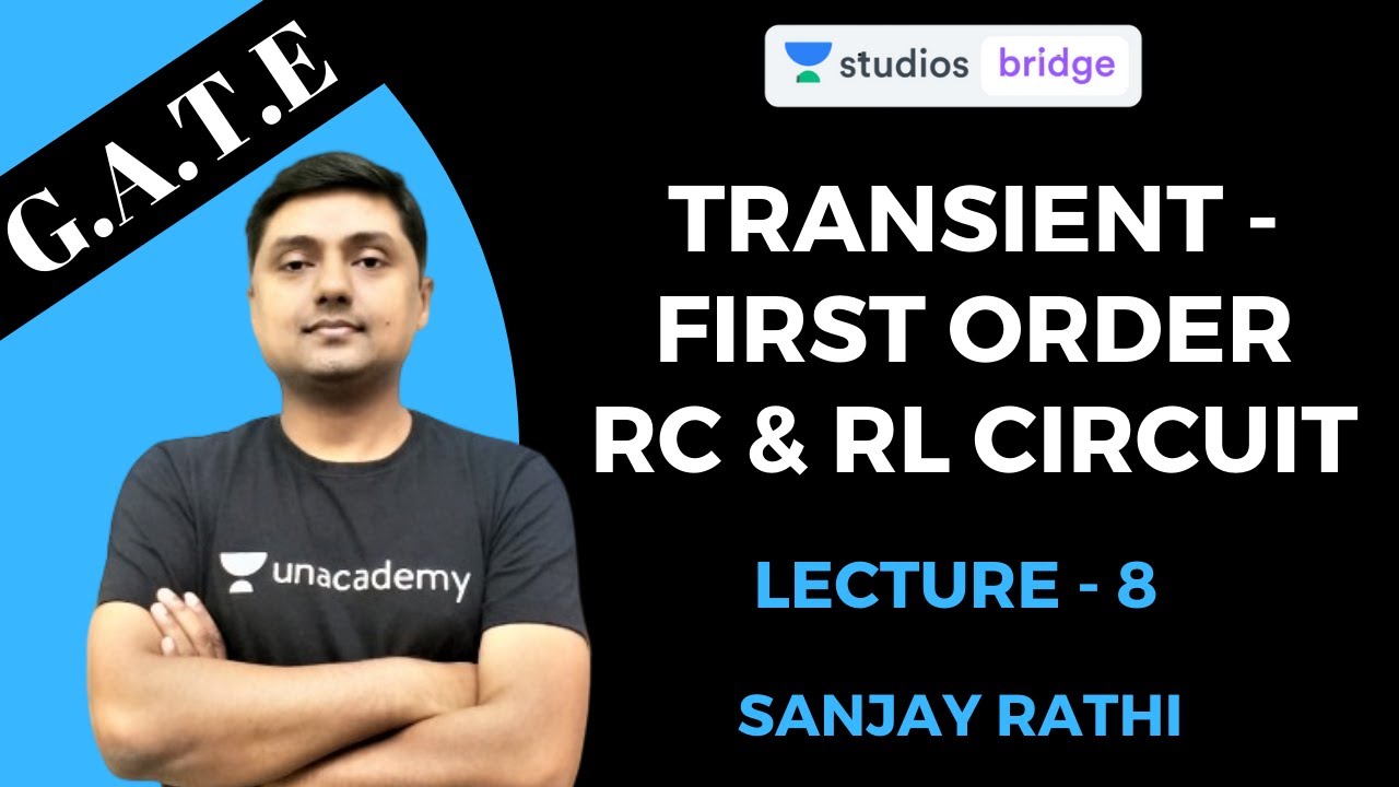 L8: Transient - First Order RC & RL Circuit | Network (Circuit Theory) | GATE & ESE | Sanjay Rathi