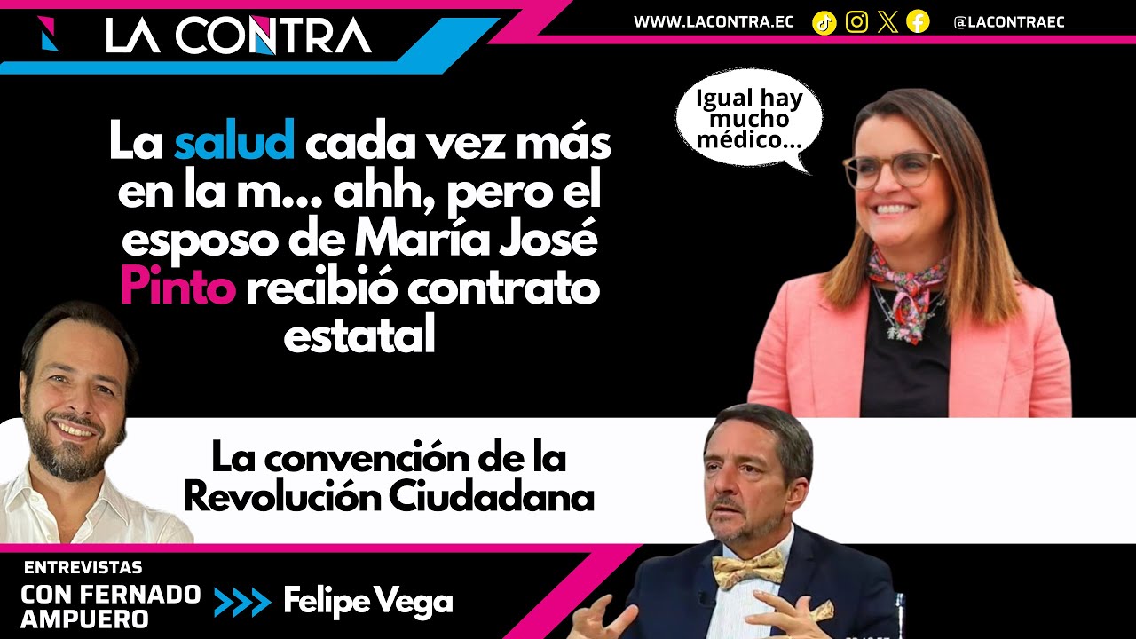 🔴LA SALUD EN A M,  AHHH, PERO EL ESPOSO DE MARÍA JOSÉ PINTO RECIBIÓ CONTRATO ESTATAL