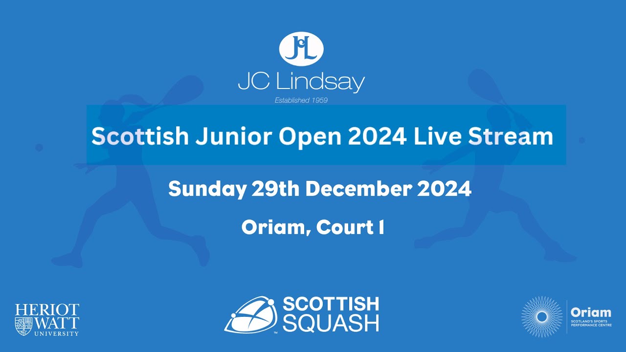 JC LINDSAY SCOTTISH JUNIOR OPEN 2024