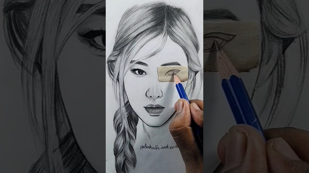 Try this hack 🤌❤️✍️  #art #artist #cartoon #drawing #satisfying #paint #anime #shorts #ros&eacute; #kpop