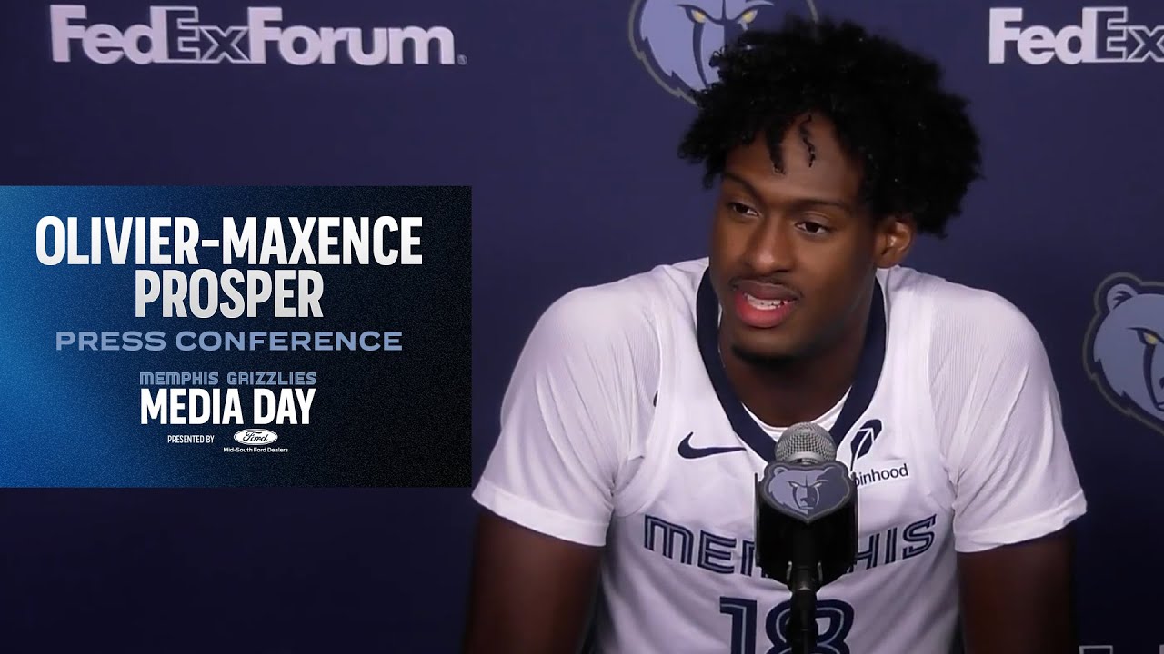 Olivier-Maxence Prosper | Memphis Grizzlies 2025 Media Day