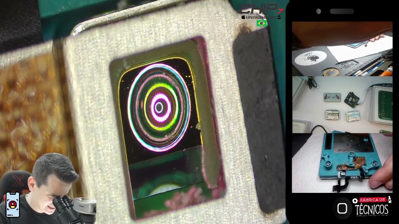 REPARO DO FACE ID COM MÉTODO DOT CHIP JC
