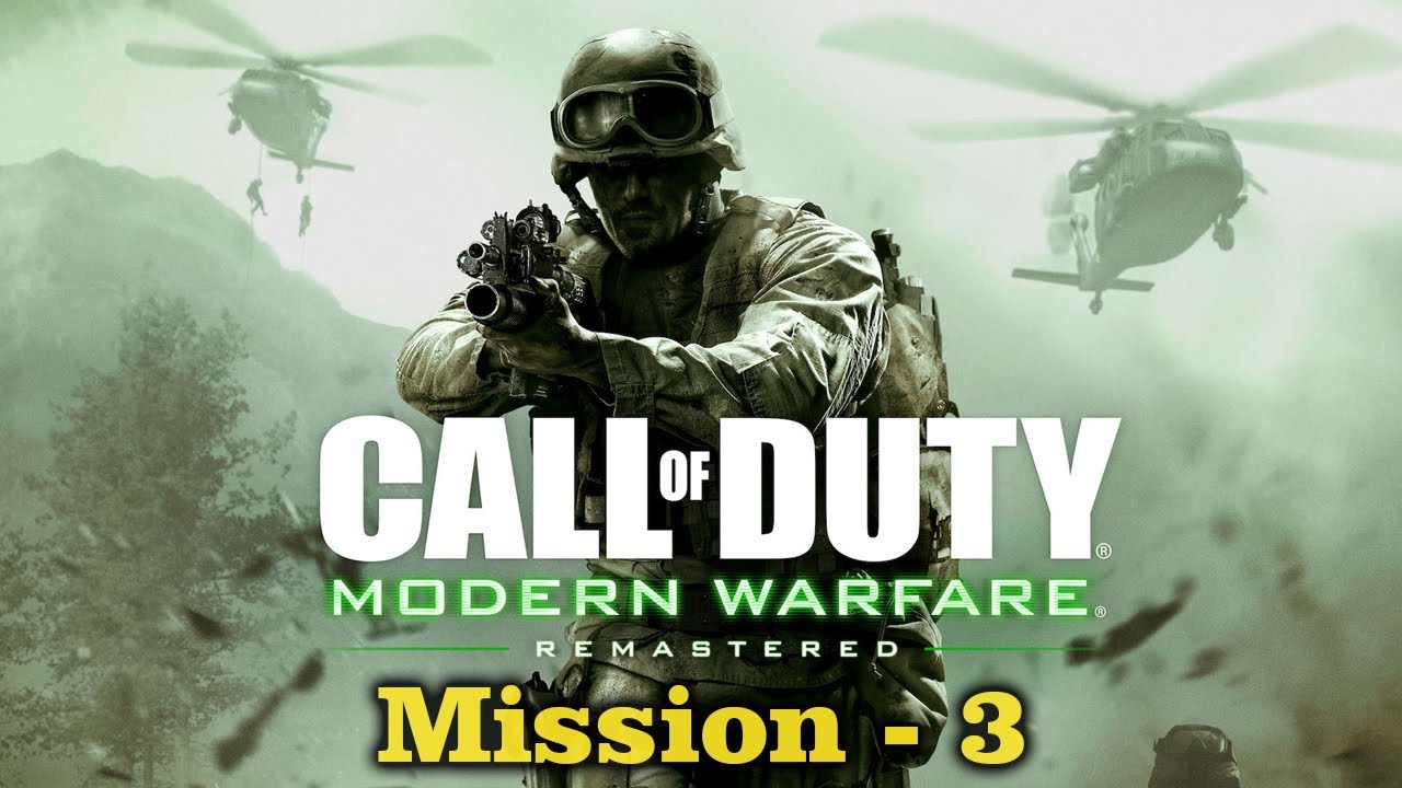 Call of Duty: Modern Warfare Remastered Mission 3 Walkthrough (No Commentary)   #nocommentarygaming