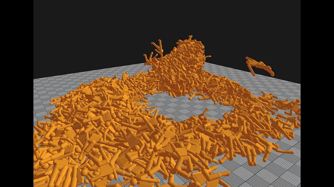 Unity Havok Physics - Ragdoll Test.