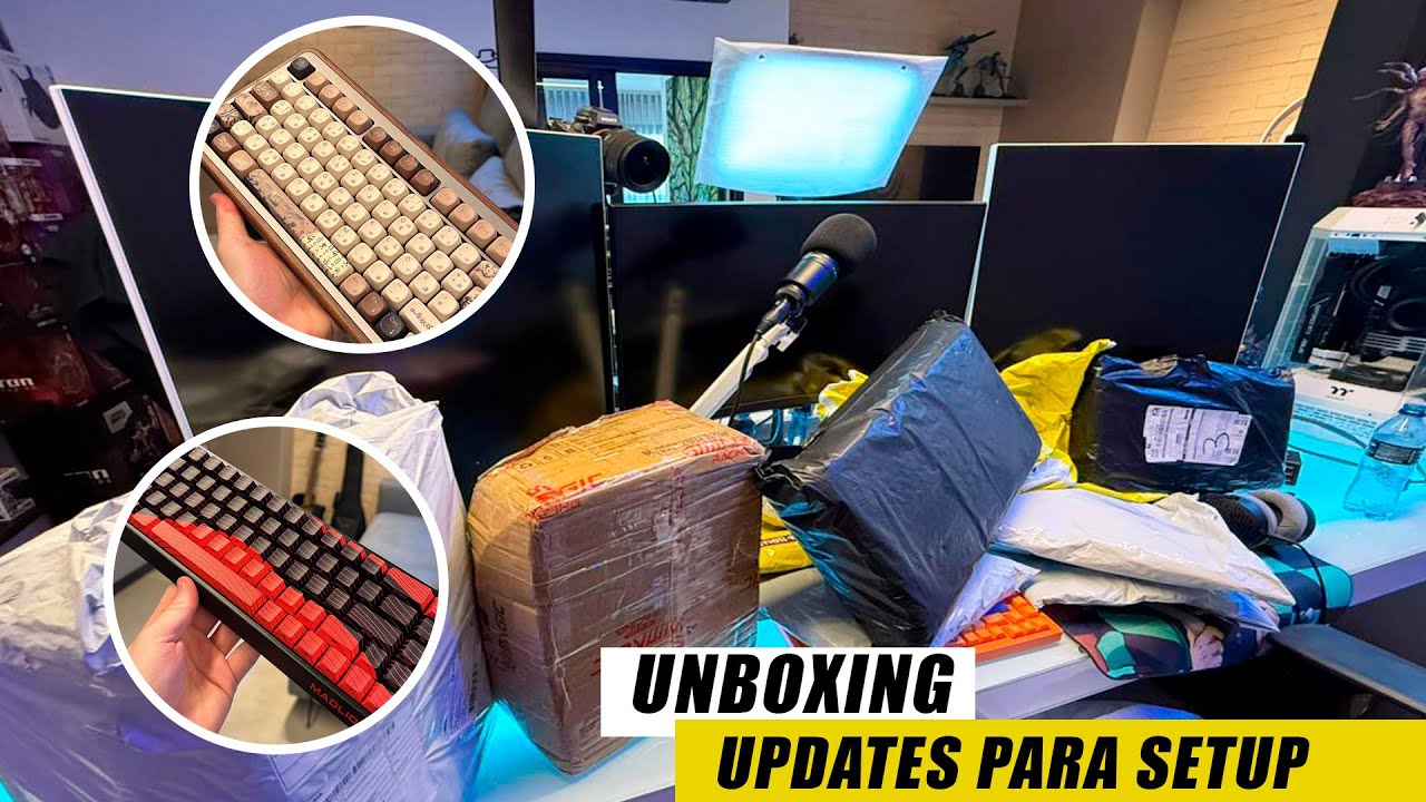 UNBOXING DA CHINA PARA MELHORAR O SETUP