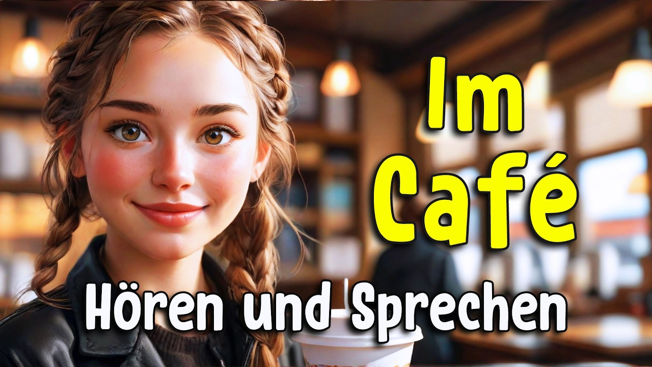 Deutsch lernen durch Hören: Im Café  | Geschichte & Vokabeln