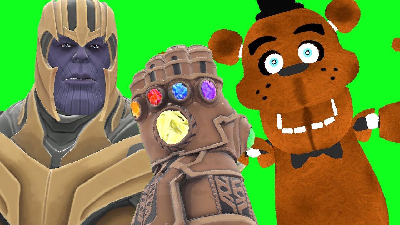 Сможет ли новая перчатка бесконечности Таноса убить аниматроников из Five Nights At Freddy's в Gm...