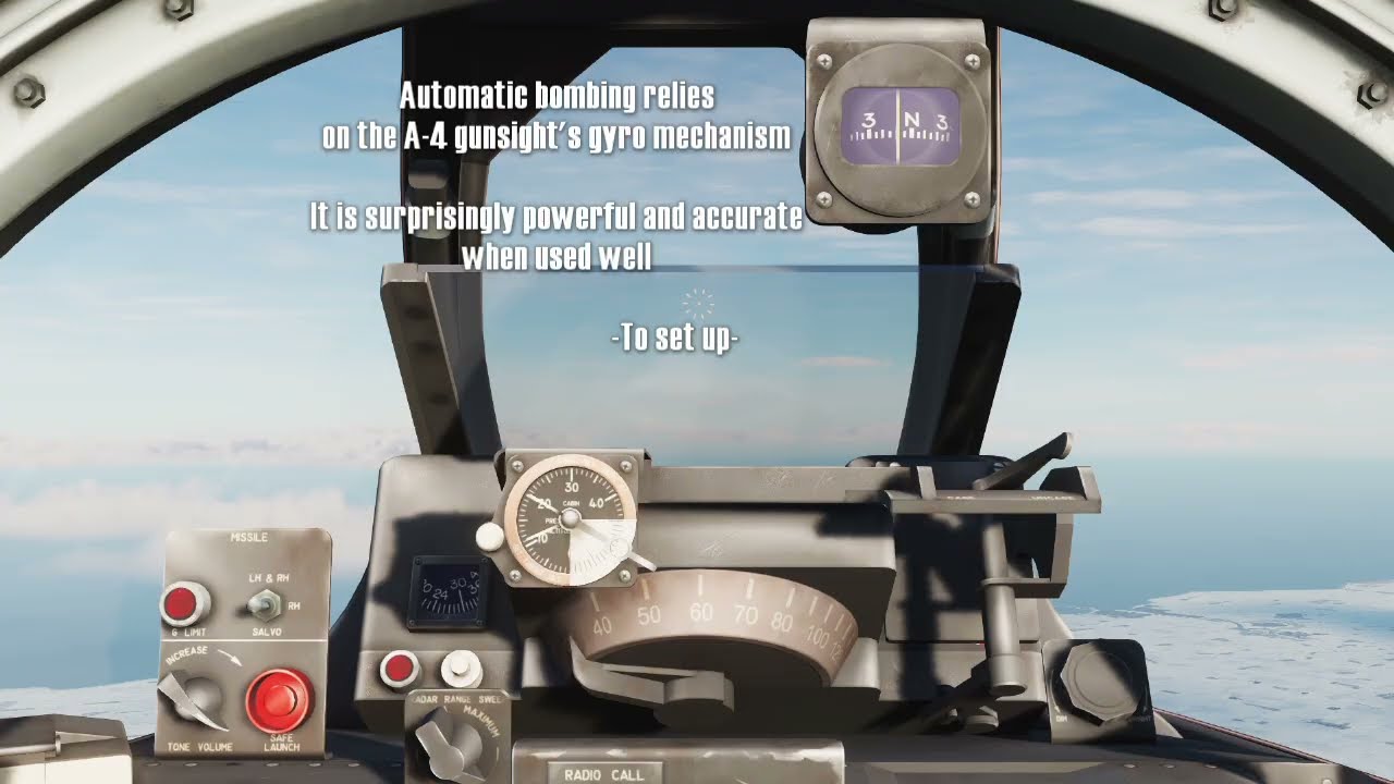 Automatic and manual bombing in the DCS F-86F-35