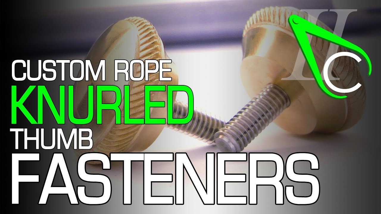 Custom Rope Knurled Thumb Fasteners