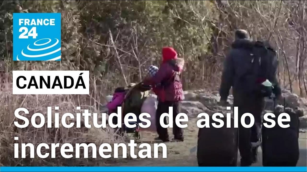 Aumentan solicitudes de asilo en Canadá pese a limitación de la política migratoria • FRANCE 24