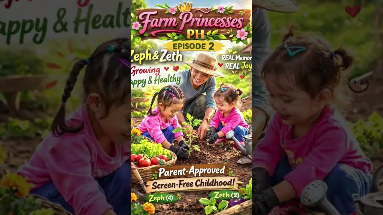 No gadgets—just nature! 🌱 Zeph & Zeth’s happy farm day | Ep. 2