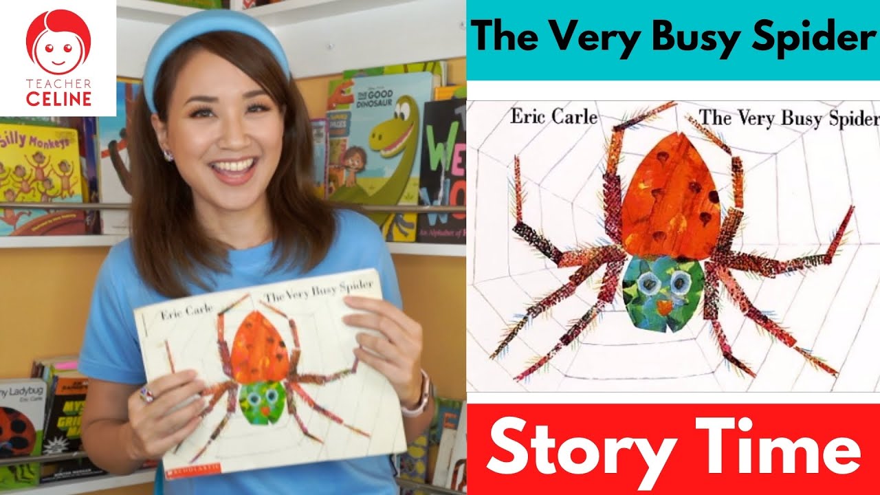 The Very Busy Spider | Storytelling for Kids | Farm Animals | 故事书 | 구연동화