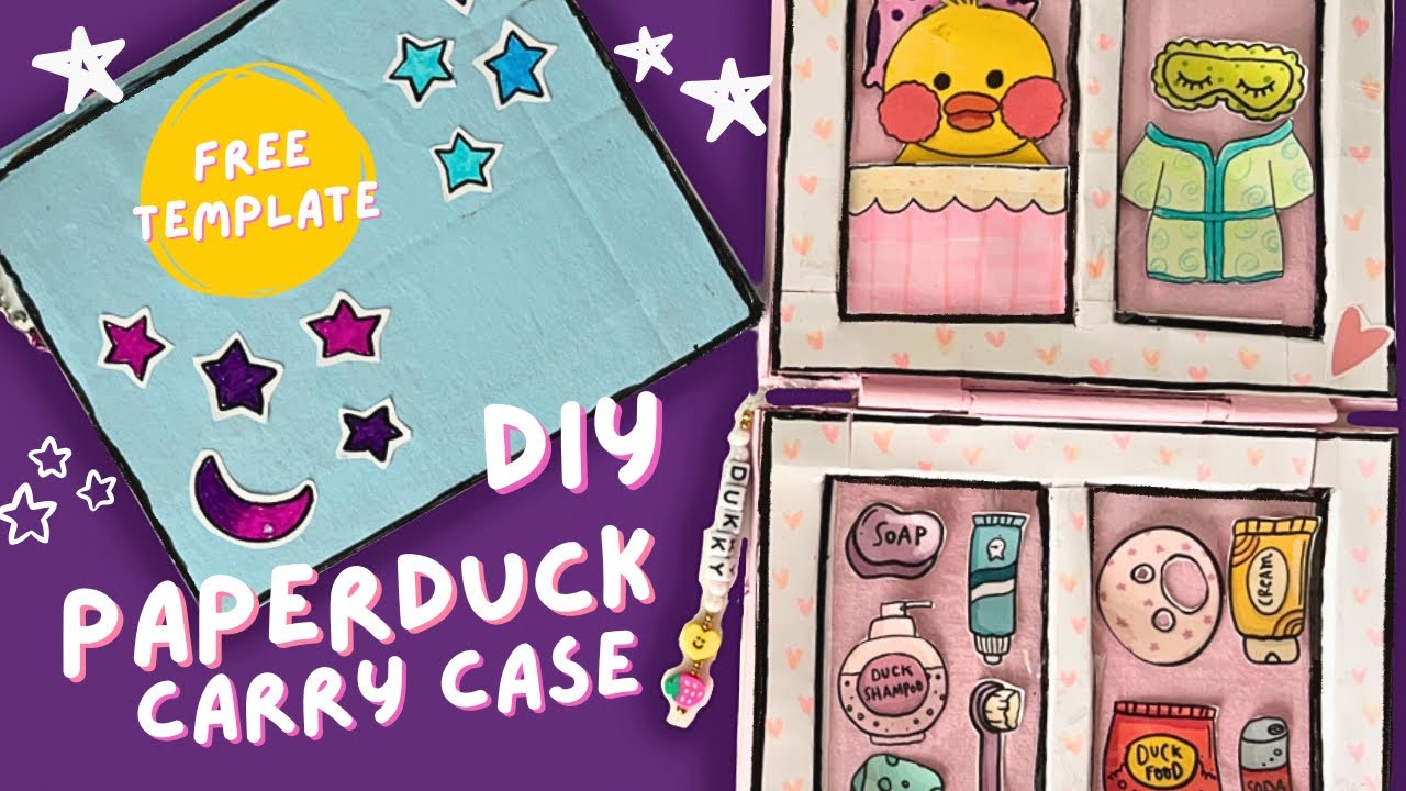 DIY Transportador de patitos de papel | paperduck carry case Cardboard craft