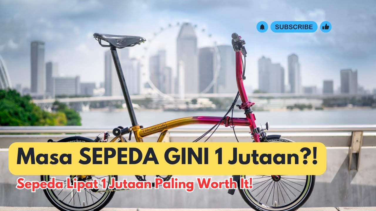 Anti Nyesel! 5 Rekomendasi Sepeda Lipat 1 Jutaan Paling Worth It 2025!