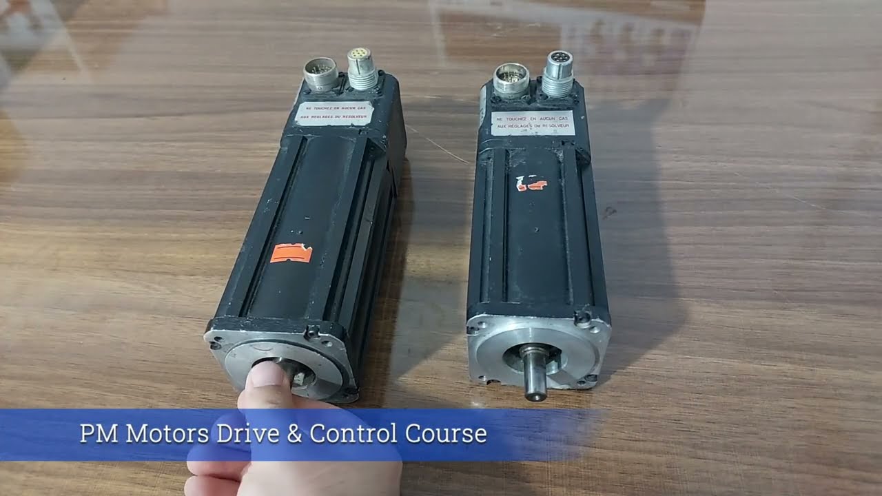 Two benchmark motors of the PM motors drive and control course