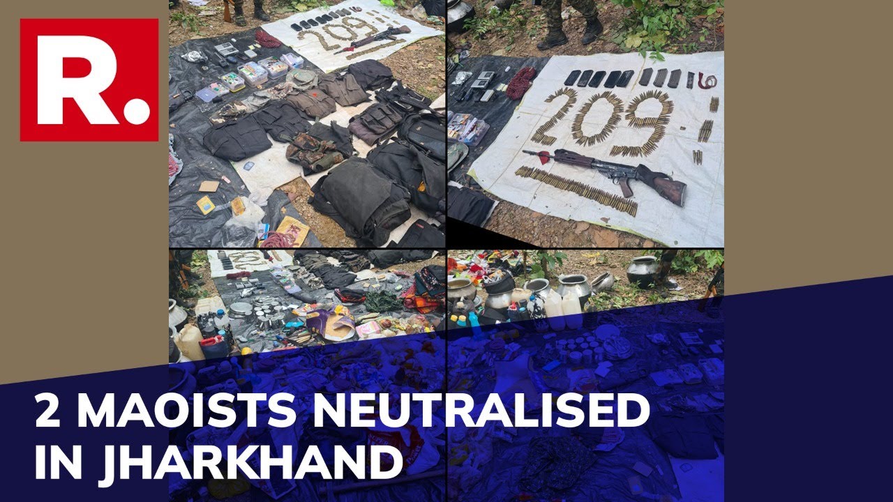 Two Maoist Commanders Neutralised In Fierce Encounter With Security Forces In Jharkhand