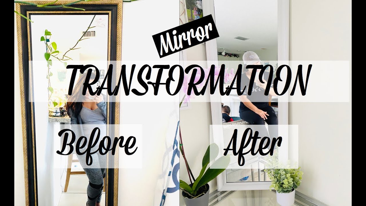 COMO PINTAR UN ESPEJO DE MADERA || TRANSFORMATION