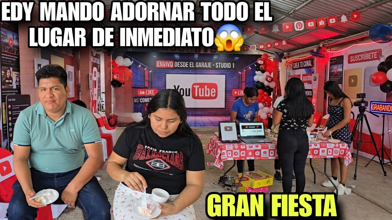 EDY Orgonizo Esta Gran Fiesta De Inmediato Por Llegar A Un Millon De Suscriptores🎉Tienes Que Ver😱