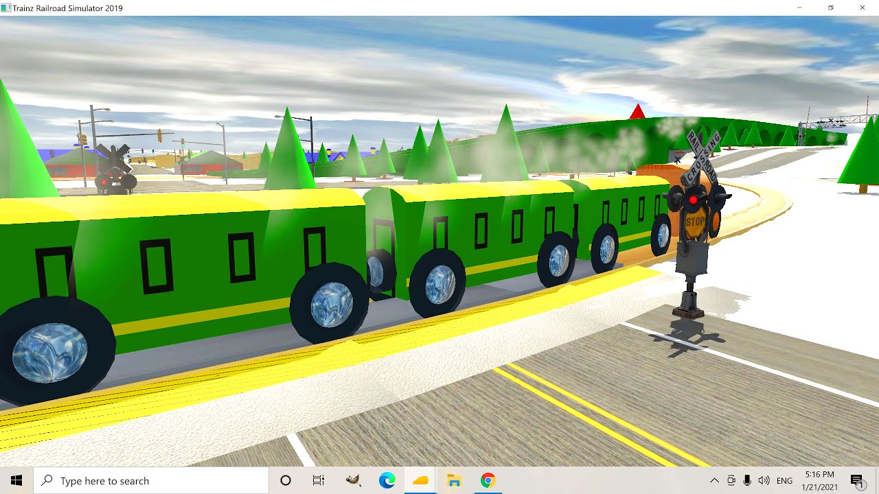 Trainz 2019 Railfanning S07 E09: Woodville, Toy Trains, Griswold Stop Sign Railroad Crossing
