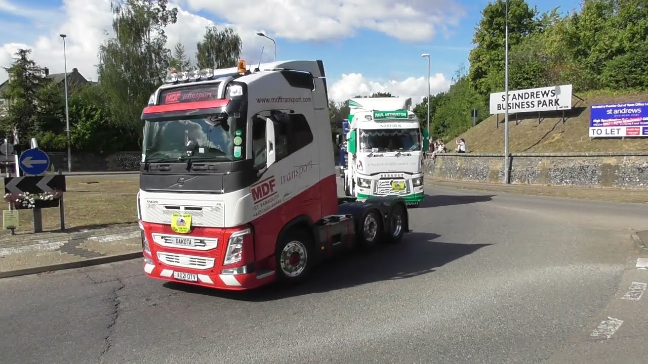 (APPROX 1000 TONES) East Coast Truckers Convoy 2022 Passing St Andrews Business Park (28/08/2022)