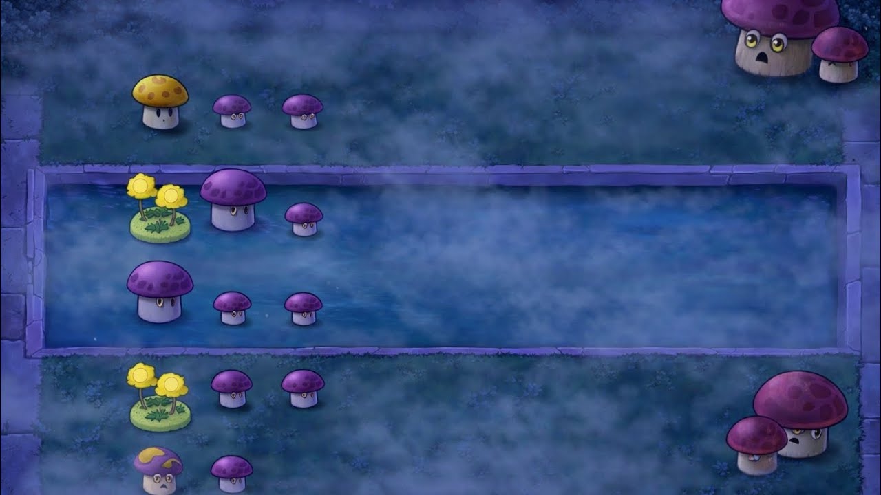 En la piscina de NOCHE CON NIEBLA!!! 🤯🤯🤯😱😱😱 Plantas VS Zombies