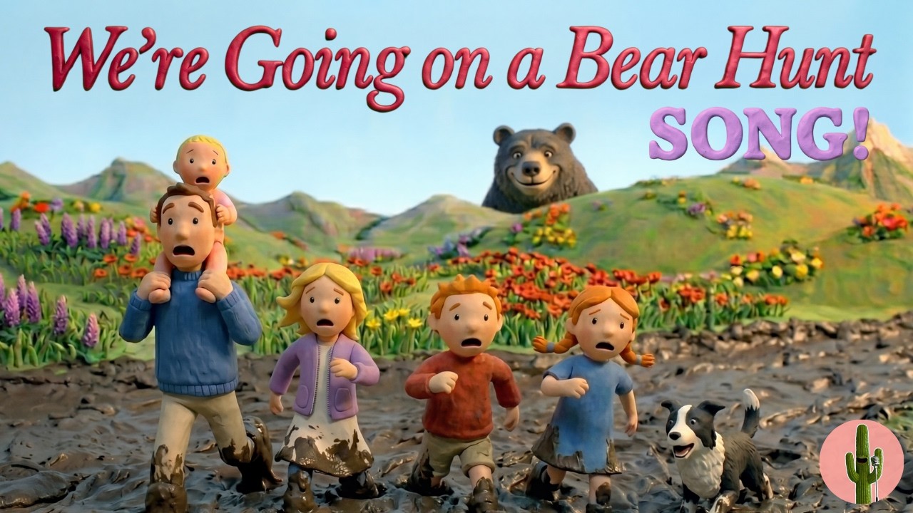 We're Going on a Bear Hunt Pop Song 🎶 | Animated Read A Song | Kids Songs