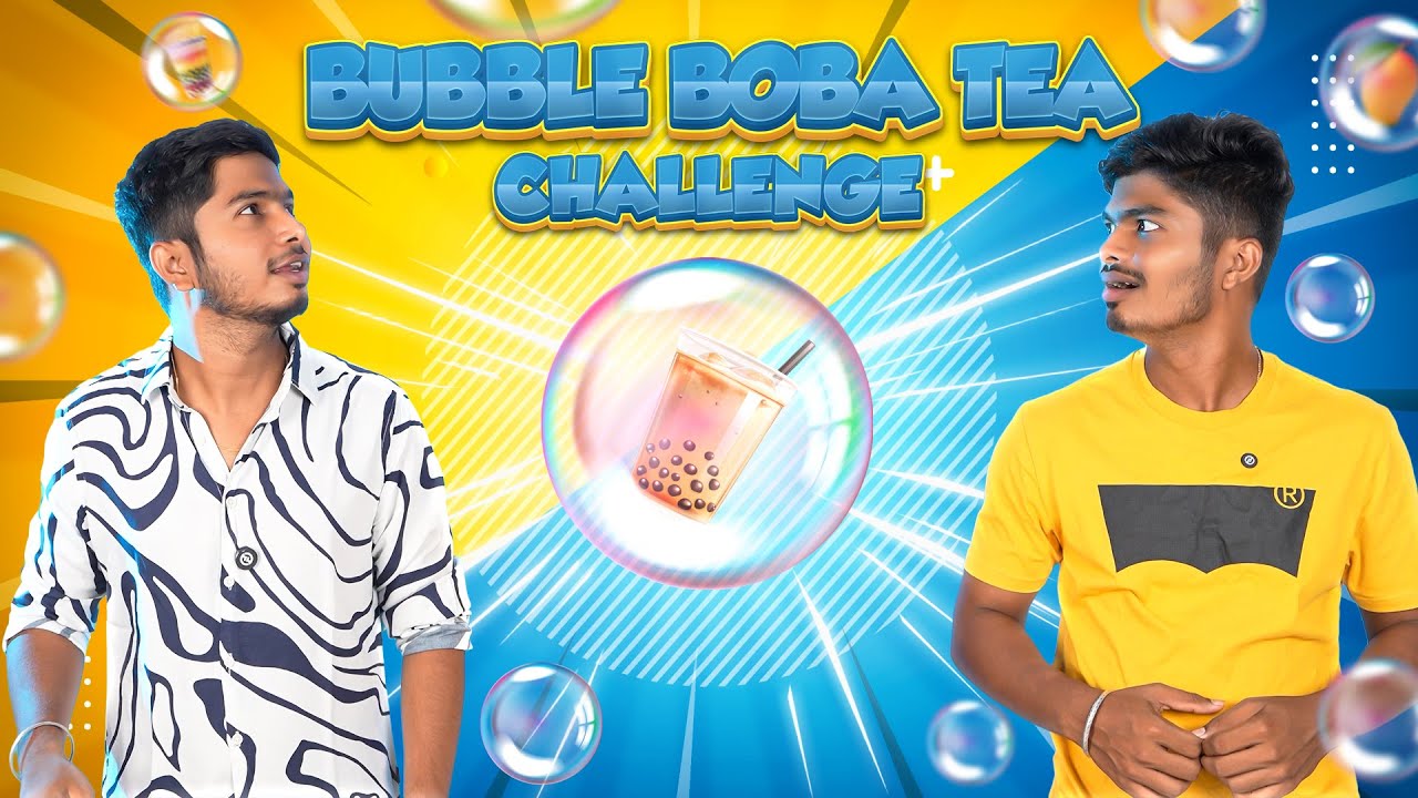 Bubble Boba Milkshake Challenge 🧋 | Subu vs Harish | Who Makes the Best Boba?! 🔥😂