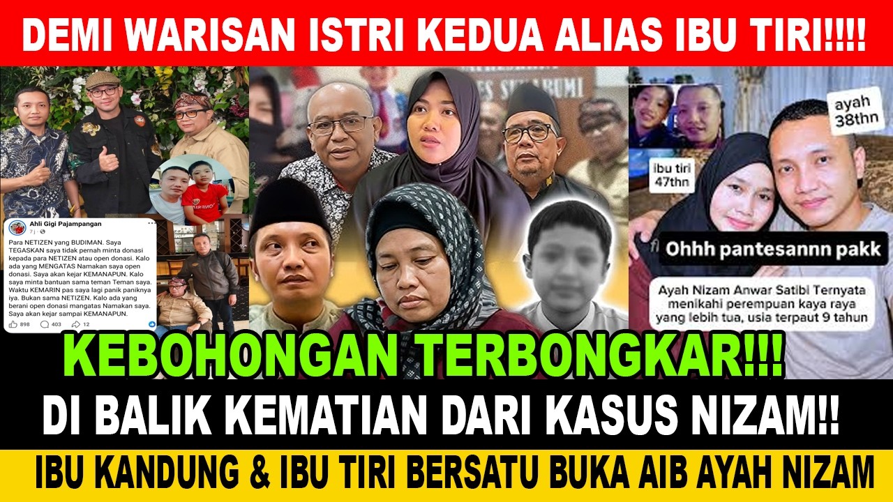 Demi WARISAN IBU TIRI!! NIZAM KENA IMBAS, IBU KANDUNG BUKA AIB AYAH NIZAM!!! ANAK ANGKAT IBU TIRI