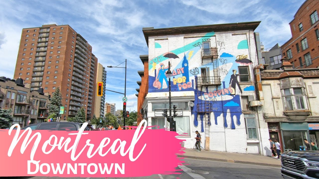 Walking in Downtown Montreal on Sherbrooke Street - Summer 2020 #montreal #downtownmontreal