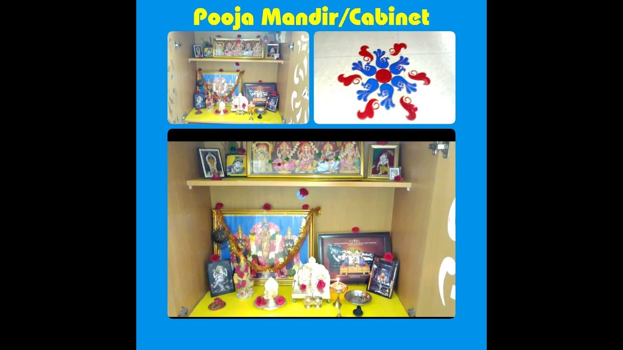Pooja Mandir/Cabinet Organization in Tamil
