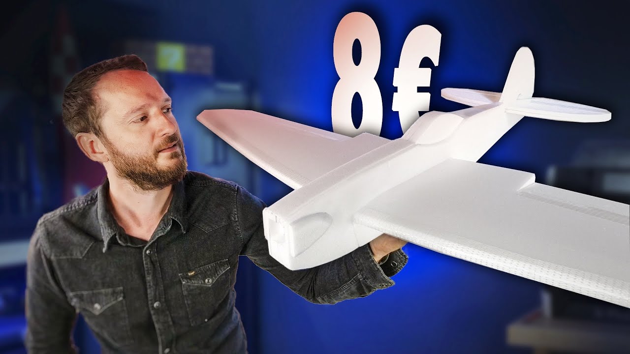 Un avion pour 8 EUROS !! DIY Le SPIT Geek01 - aéromodélisme