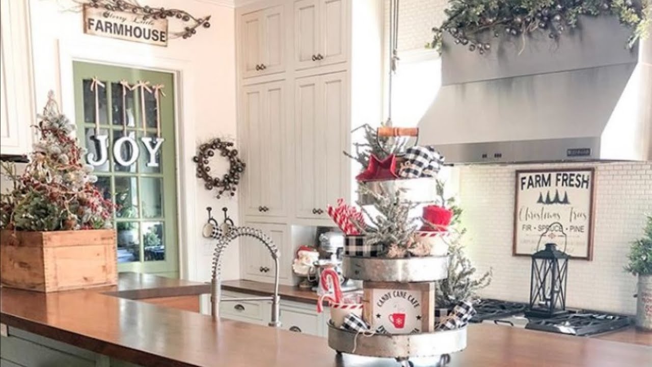 Authentic Farmhouse Christmas Home Tour