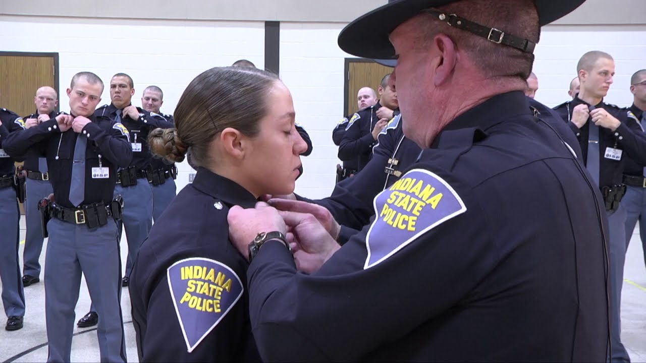 Indiana State Police - The 80th Recruit Class Receive Their ISP Pins 12.16.2020