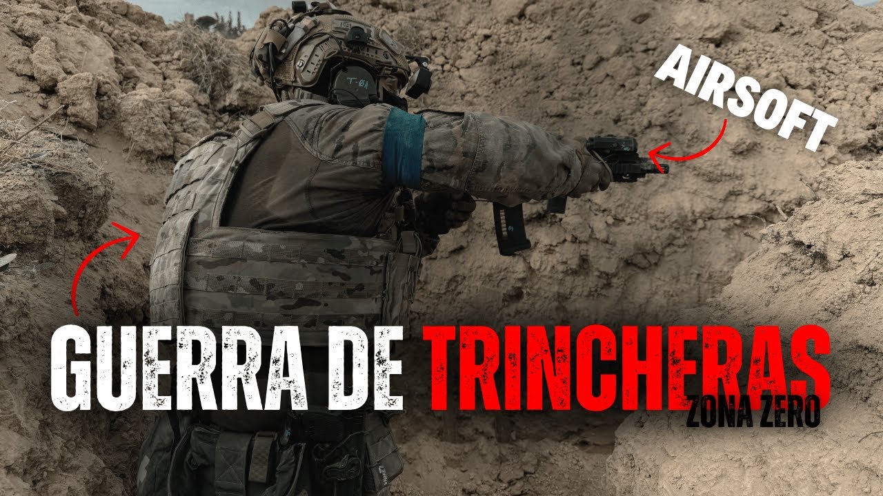 GUERRA de TRINCHERAS en AIRSOFT // HK 416D NGRS