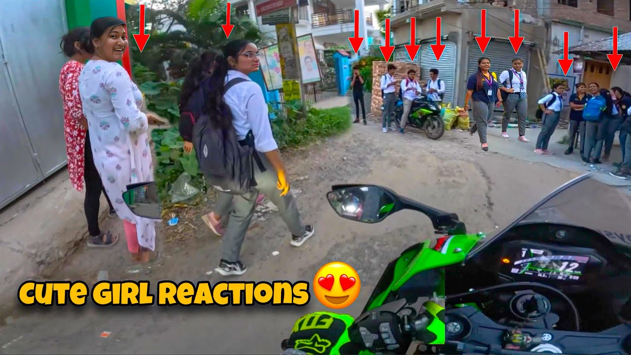 Stranger Girl Want Zx10r Ride || Zx10r College Reactions