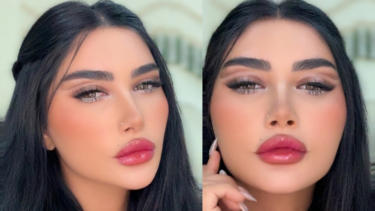 مكياج ترابي محدد بده بس شوية دقة من سنابي