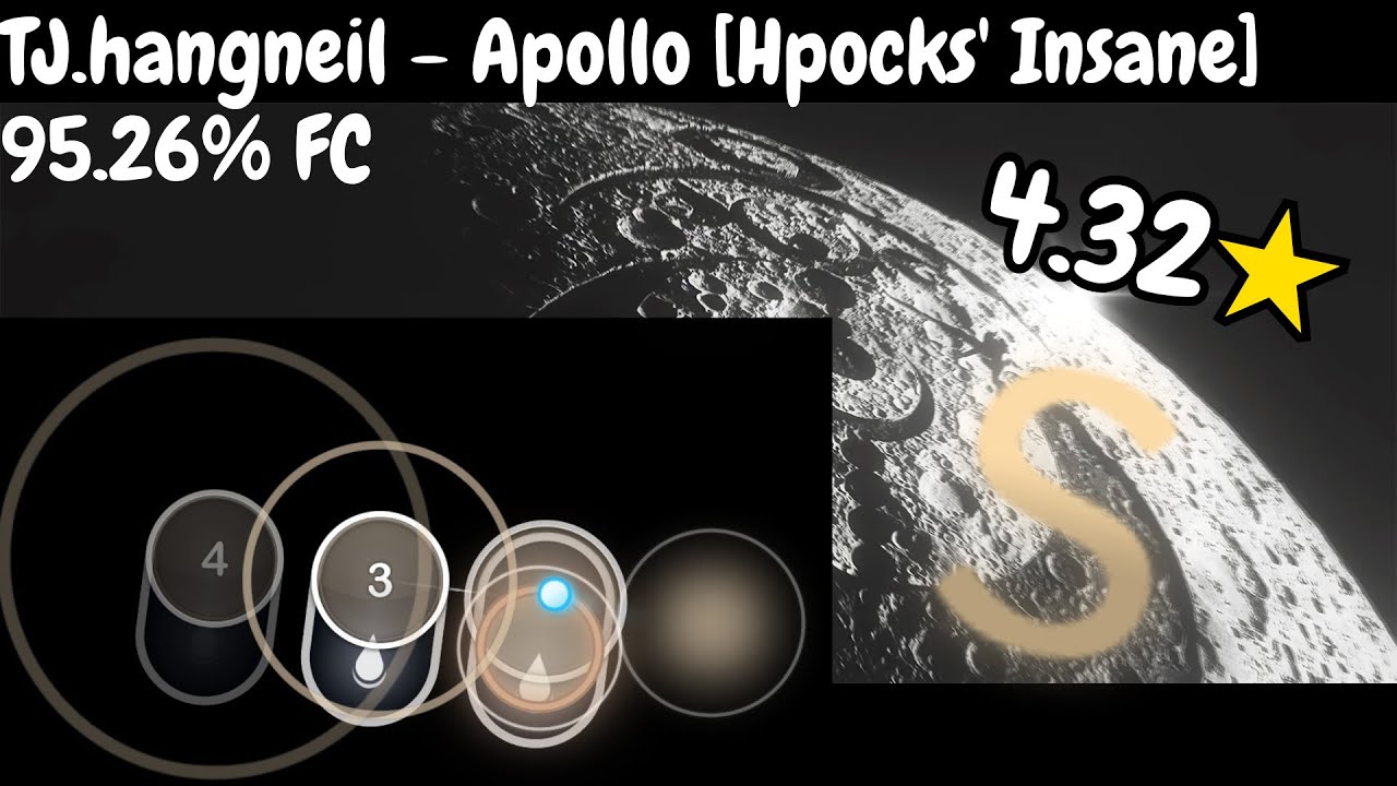 78pp | TJ.hangneil - Apollo [Hpocks' Insane] 95.26% S (osu!lazer)