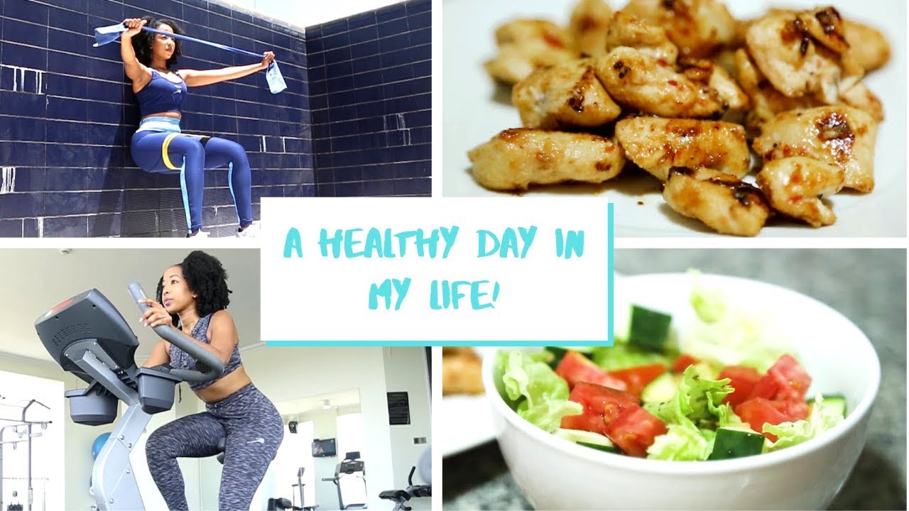 A FULL DAY OF HEALTHY EATING AND WORKING OUT