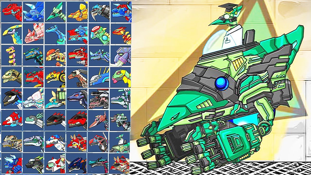 Dino Robot Dr Ptera: Assembly + Battlefield | Eftsei Gaming
