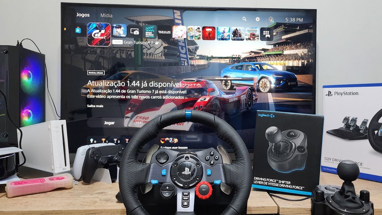 Câmbio Manual LOGITECH DRIVING FORCE SHIFTER Vale a Pena? G29 | G920 | G923