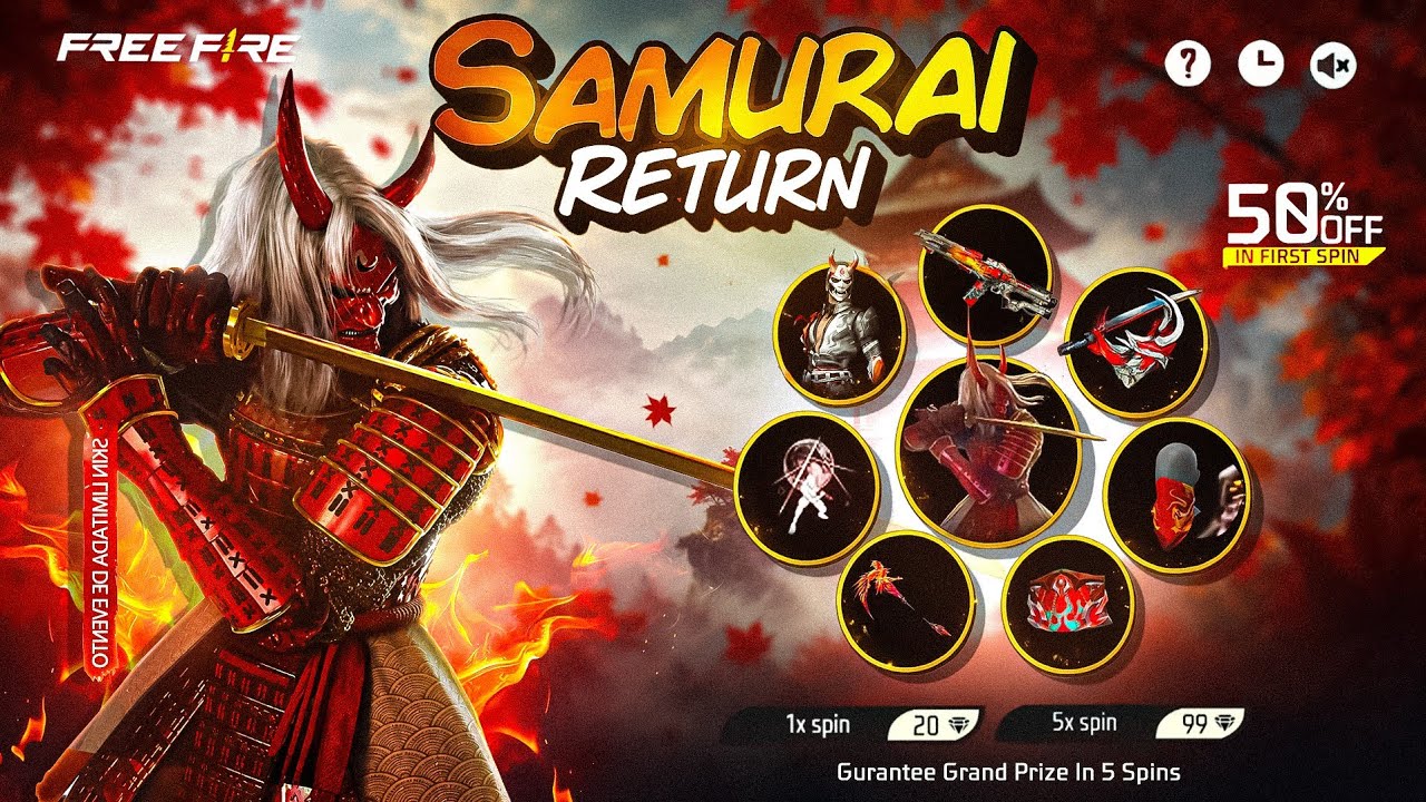 Zombie Samurai Bundle Return🤩🔥 | Lol Emote Return | Upcoming New Events Free Fire | FF New Event 