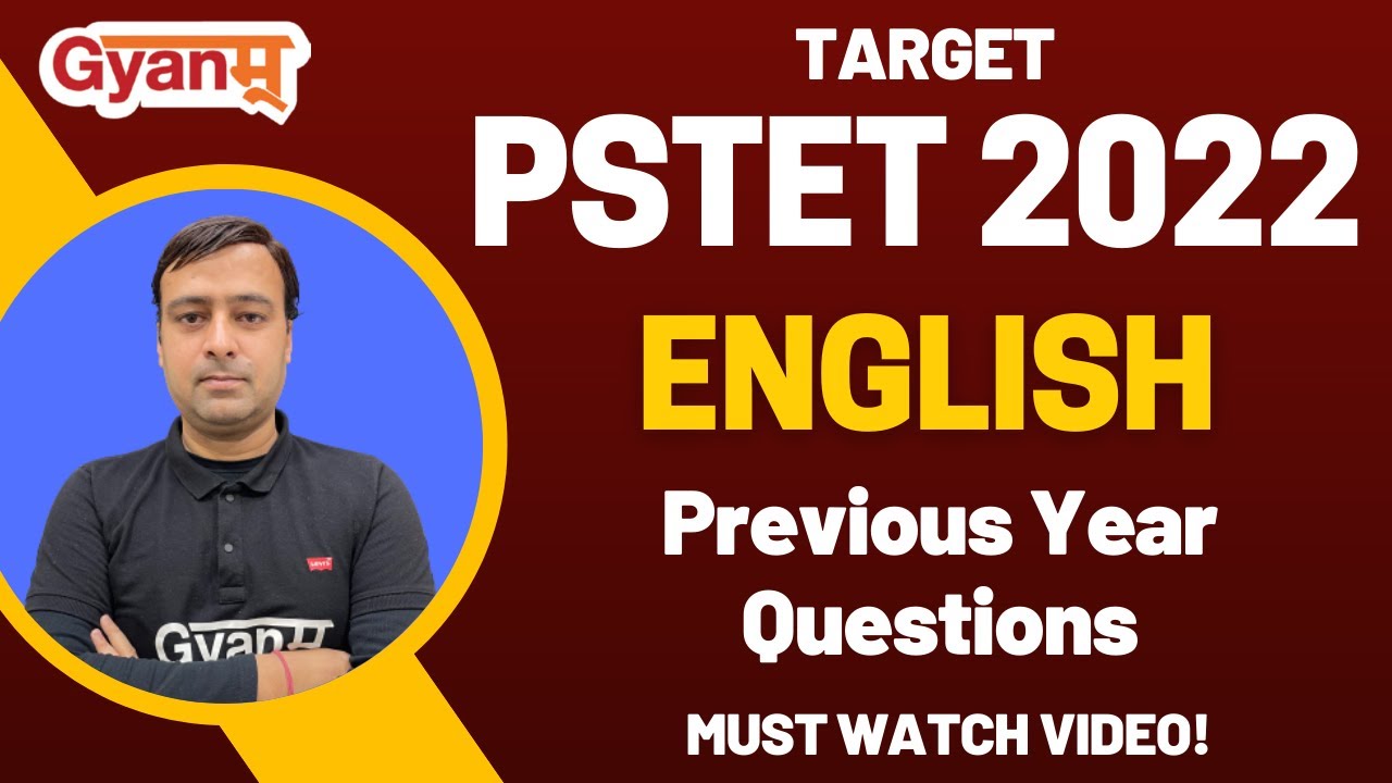 PSTET Exam 2022 | English Language | Previous Year Questions Discussion | By Jatin Sir | Gyanm