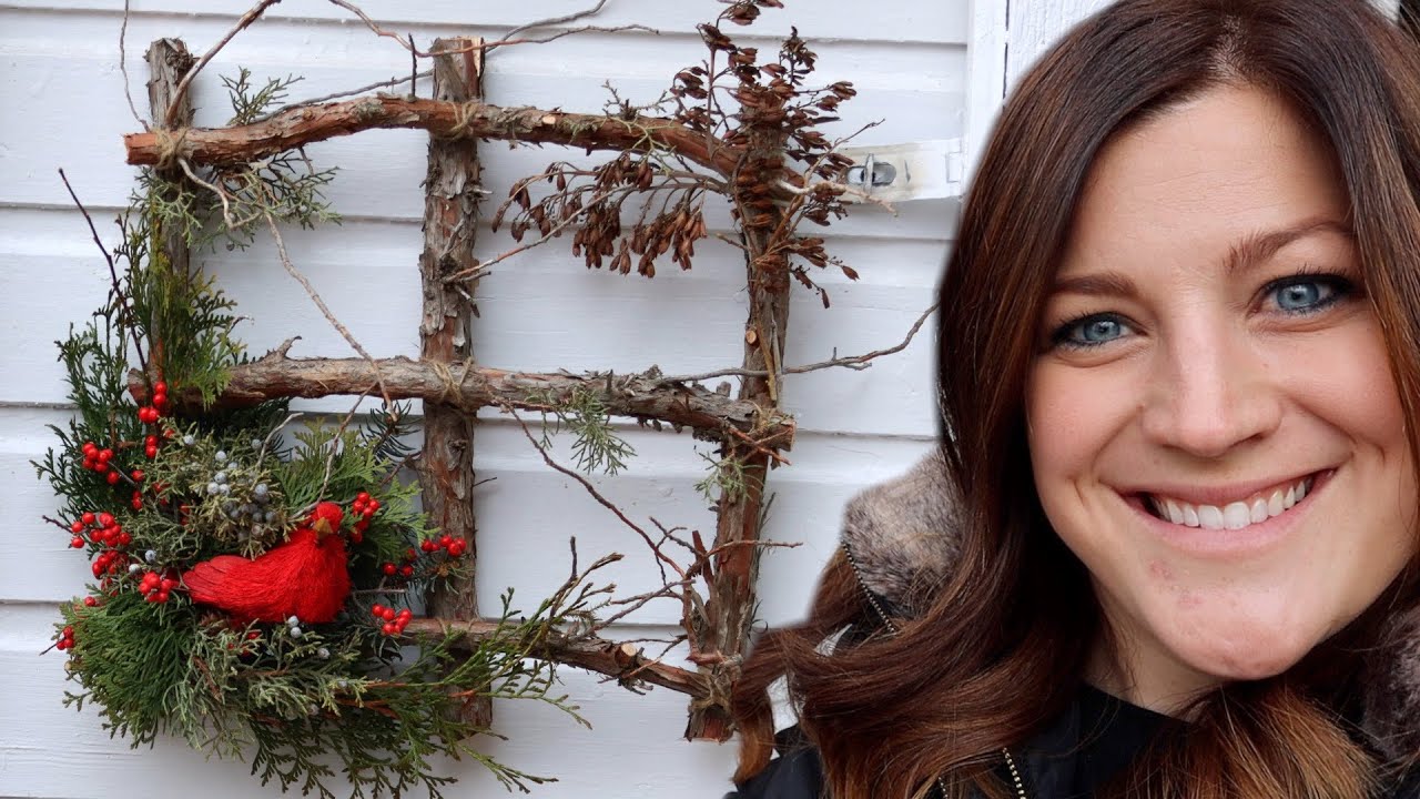 This Square Wreath Cost Me About $4 to Make! 🥰🎄// Garden Answer