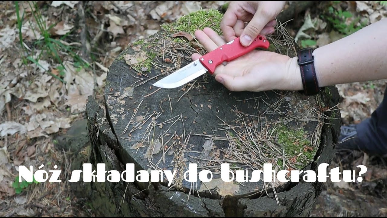Czy nóż składany nada się do bushcraftu? Cold Steel Finn Wolf kontra wielka huba (ft. CS Finn Hawk)