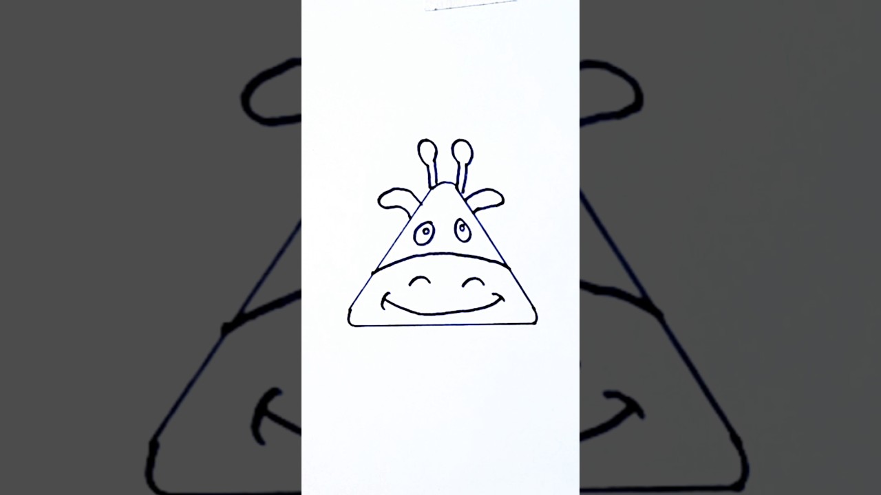 How to draw a Giraffe easy | Step by step drawing 