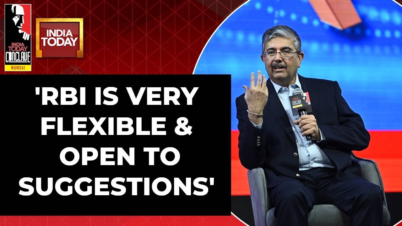 RBI Navigated India Phenomenally In Last 3 Years: Uday Kotak At India Today Conclave Mumbai 2023