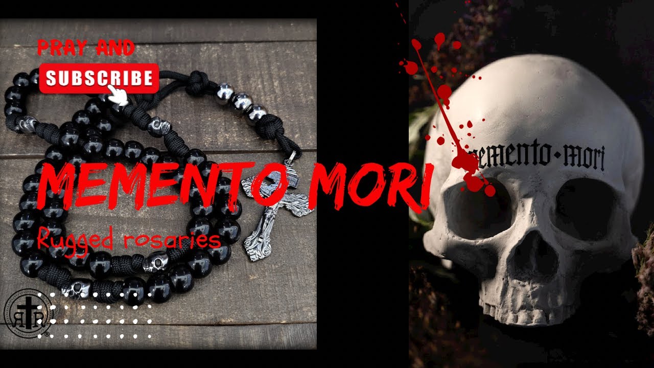 Memento Mori Rosary from Rugged Rosaries