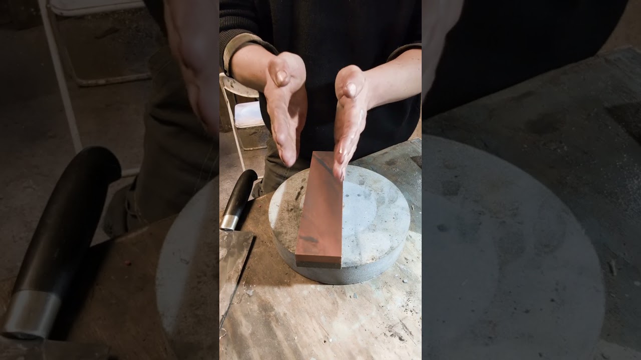 affûtage couteau chef forge de pierre