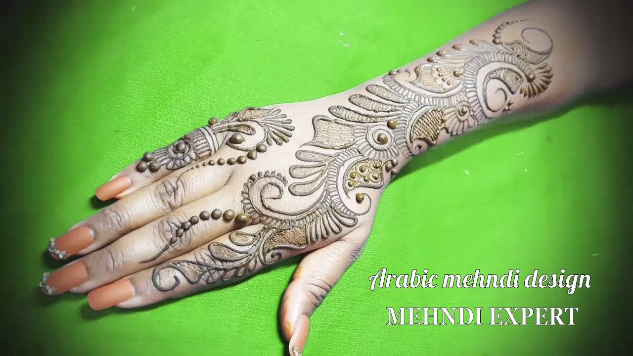 Latest Stylish Arabic Beautiful Mehndi Designs For Hands | Easy Unique Mehndi Art tutorial 4
