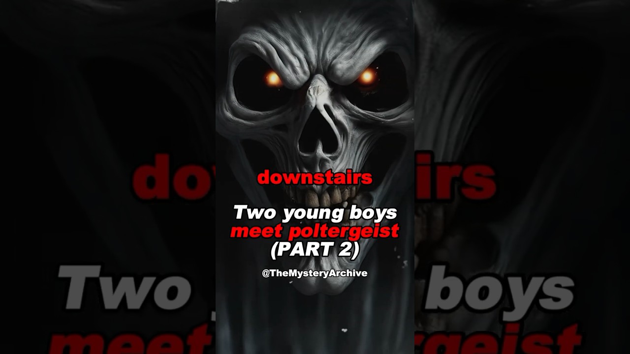 TWO YOUNG BOYS MEET POLTERGEIST (PART 2)